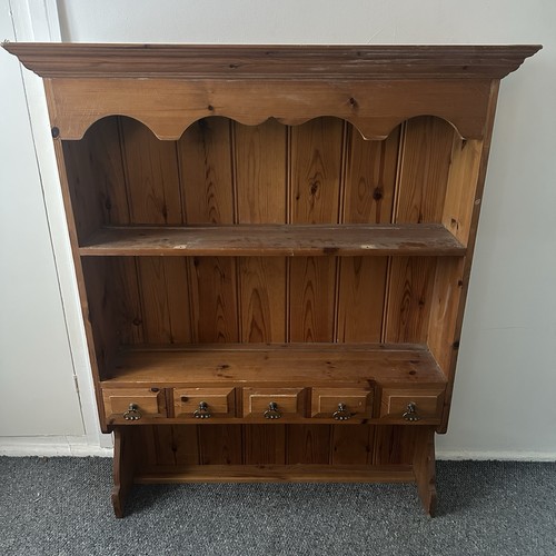 Large vintage pine plate - pine?, rack