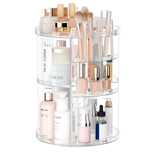 Rotating makeup organizer - rotating, organizer,