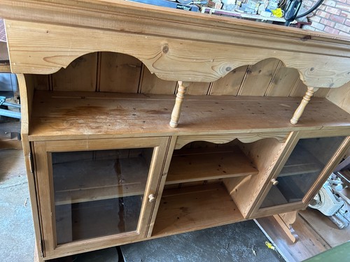 Light solid pine dresser top - pine,