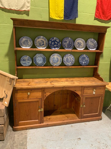 Antique pine kitchen - pine,