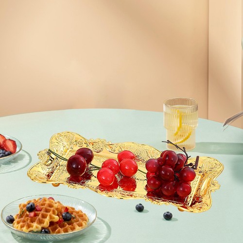 Golden fruit plate - fruit, creative