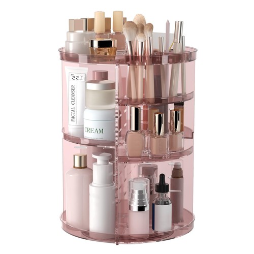 Rotating makeup organizer - rotating, organizer,